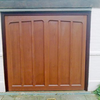 Wooden Electric Garage Door