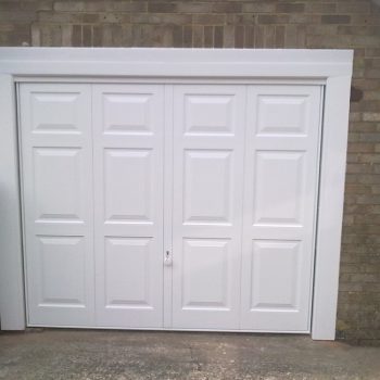 White Up & Over Garage Door